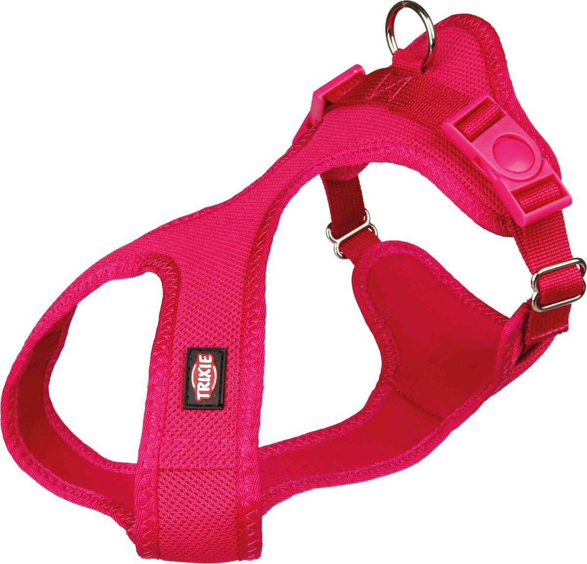 Trixie Comfort Soft touring harness S: 33-50 cm/20 mm fuchsia