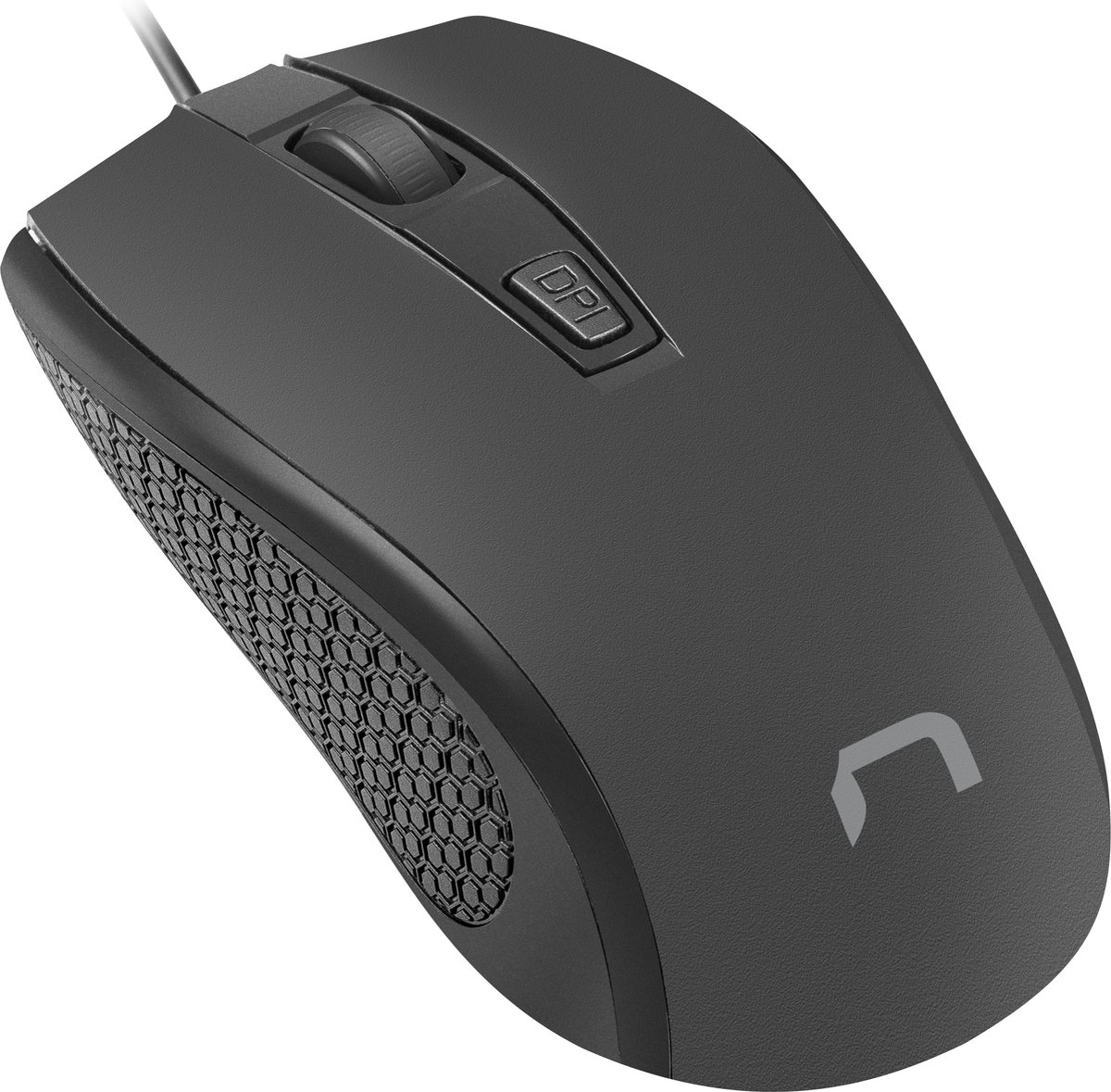 Natec Hoopoe 2 - mouse - USB 2.0 - black - Mus - Optisk - Sort