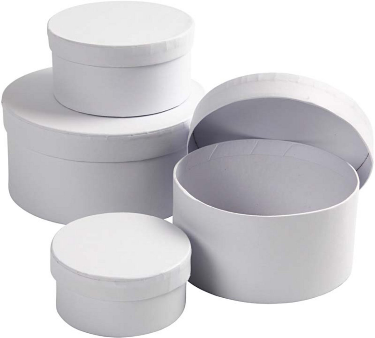 Creativ Company Round Cardboard Boxes 4 sizes