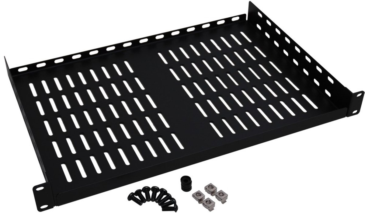Tripp Lite Rack Enclosure Cabinet Cantilever Fixed Shelf 40lb Capacity 1URM - rack shelf - 1U