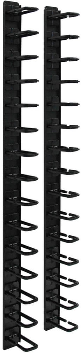 Tripp Lite Rack Enclosure Cabinet 6ft Horizontal Cable Ring Flexible 6' - rack cable management kit