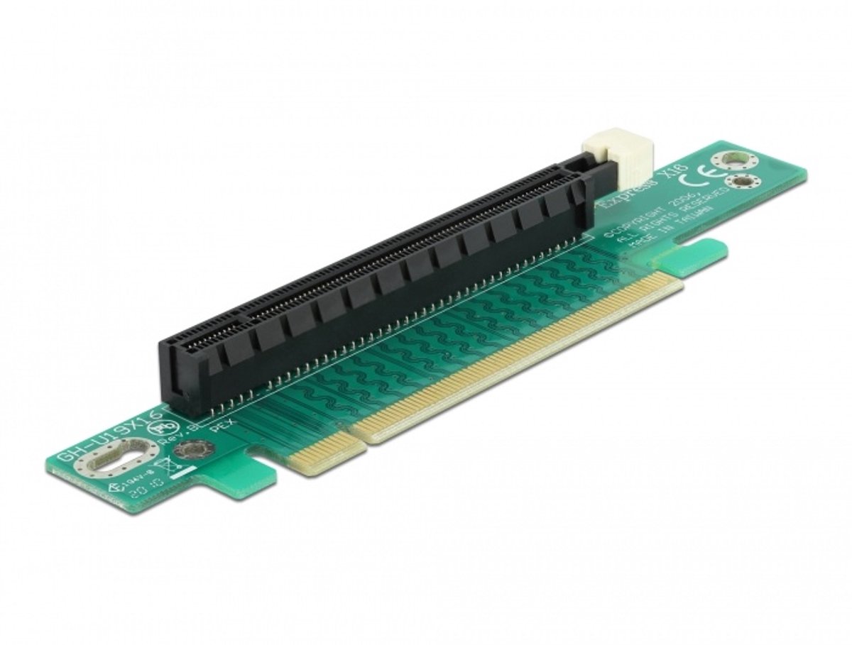 DeLOCK Riser Card PCI Express x16 > x16 90° left angled