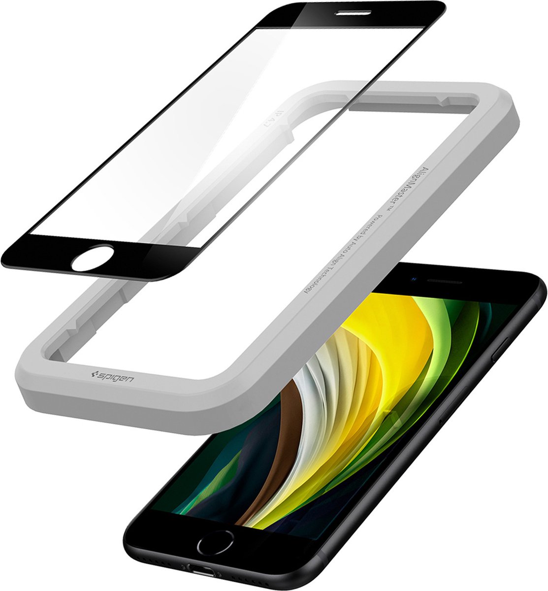 Spigen AlignMaster FC - black - iPhone SE (2022/2020)/8/7