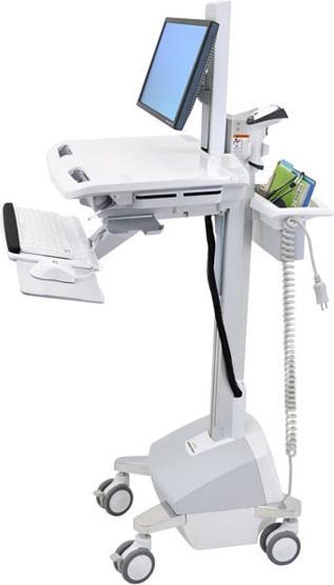Ergotron StyleView EMR Cart with LCD Pivot LiFe Powered