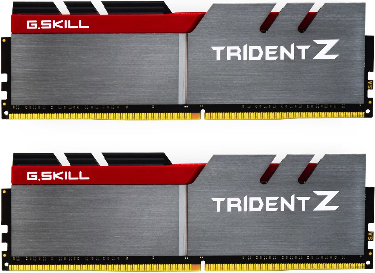 G.Skill Trident Z DDR4-3200 - 16GB - CL16 - Dual Channel (2 pcs) - Intel XMP - Sølv