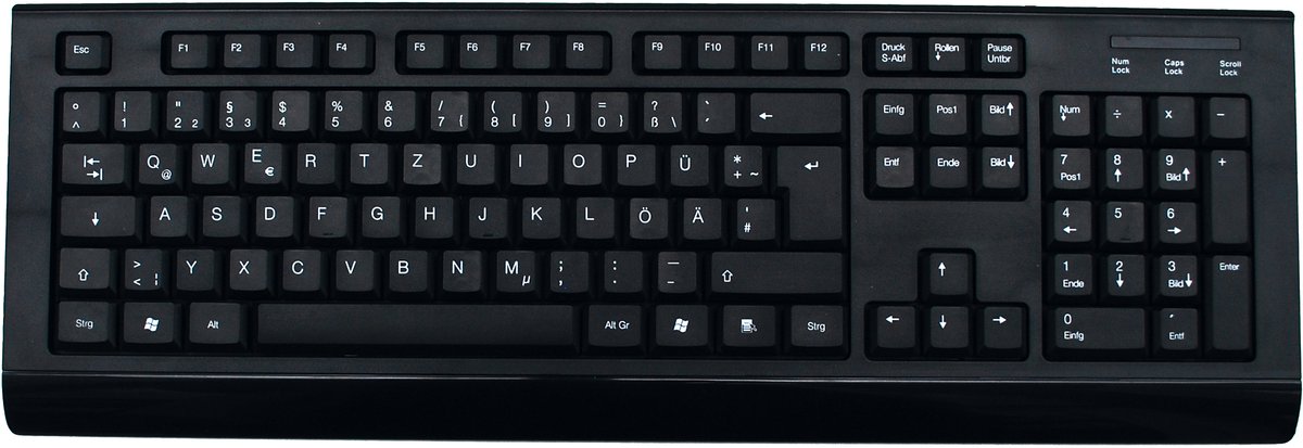 MediaRange MROS104 - Tastatur & Mus sæt - Sort