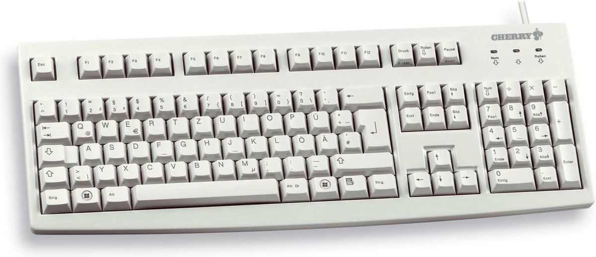 Cherry Classic Line G83-6105 - Tastatur - Engelsk - Sort