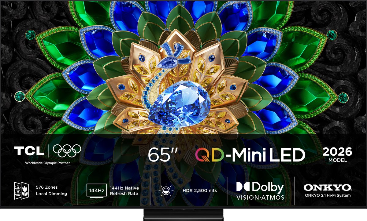 TCL 65" Fladskærms TV Mini LED 4K Dolby Vision 65A400U