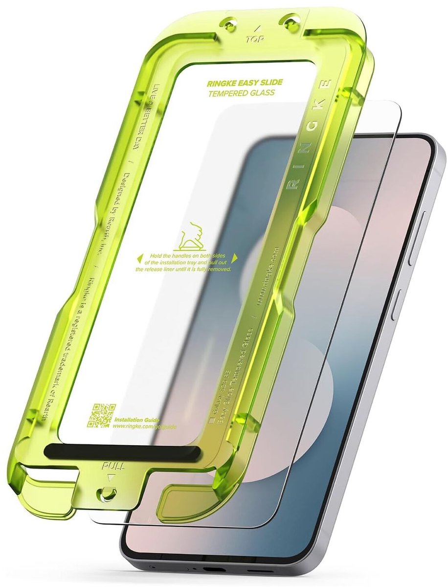 Ringke Slide 2-Pack Tempered Glass for Samsung Galaxy S25 FE