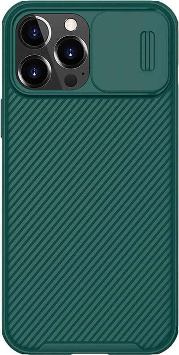 Nillkin CamShield Pro Case Case iPhone 14 Plus Armored Cover Camera Cover Green