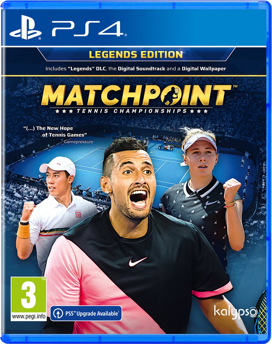 Matchpoint: Tennis Championships (Legends Edition) - Sony PlayStation 4 - Sport