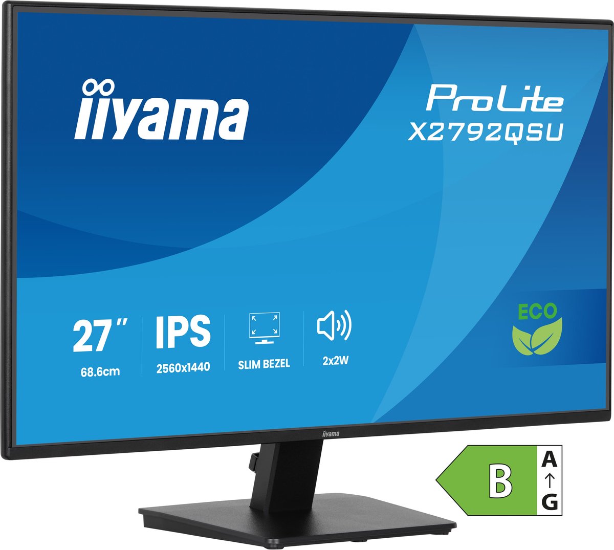 27" iiyama ProLite X2792QSU-B1 - LED monitor - 27"