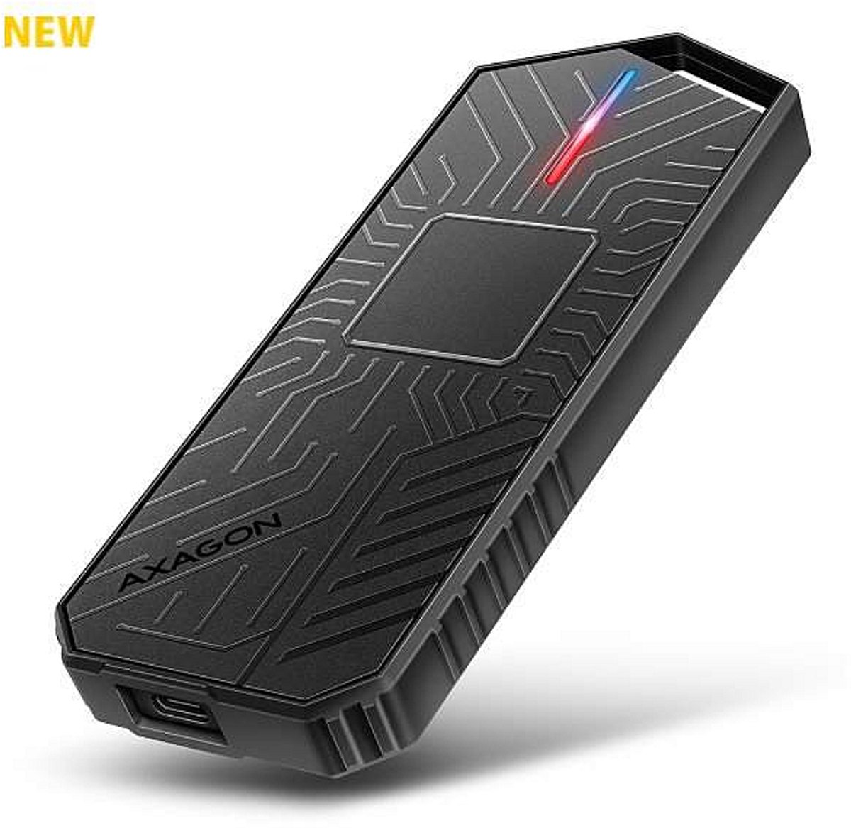 AXAGON USB-C 10 Gbps Game M.2 kabinet til NVMe / SATA M.2 SSD