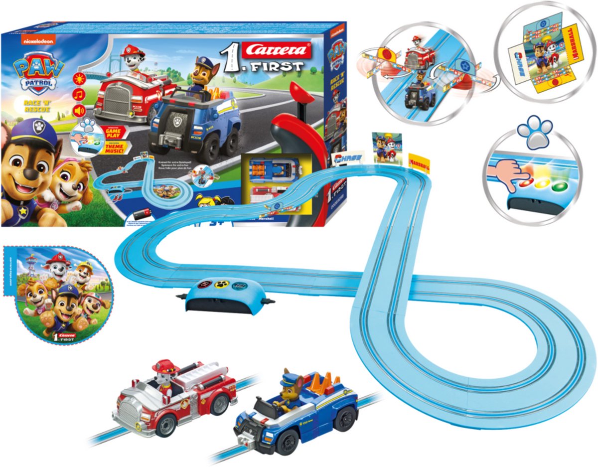 Carrera Race Track First PAW Patrol - Race 'N' Rescue