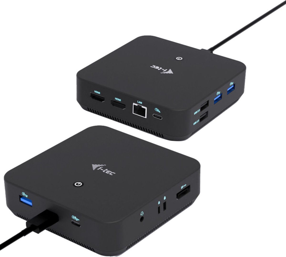 I-Tec - docking station - USB-C / USB4 / Thunderbolt 3 / Thunderbolt 4 / Thunderbolt 5 - 2 x HDMI DP++ - 1GbE