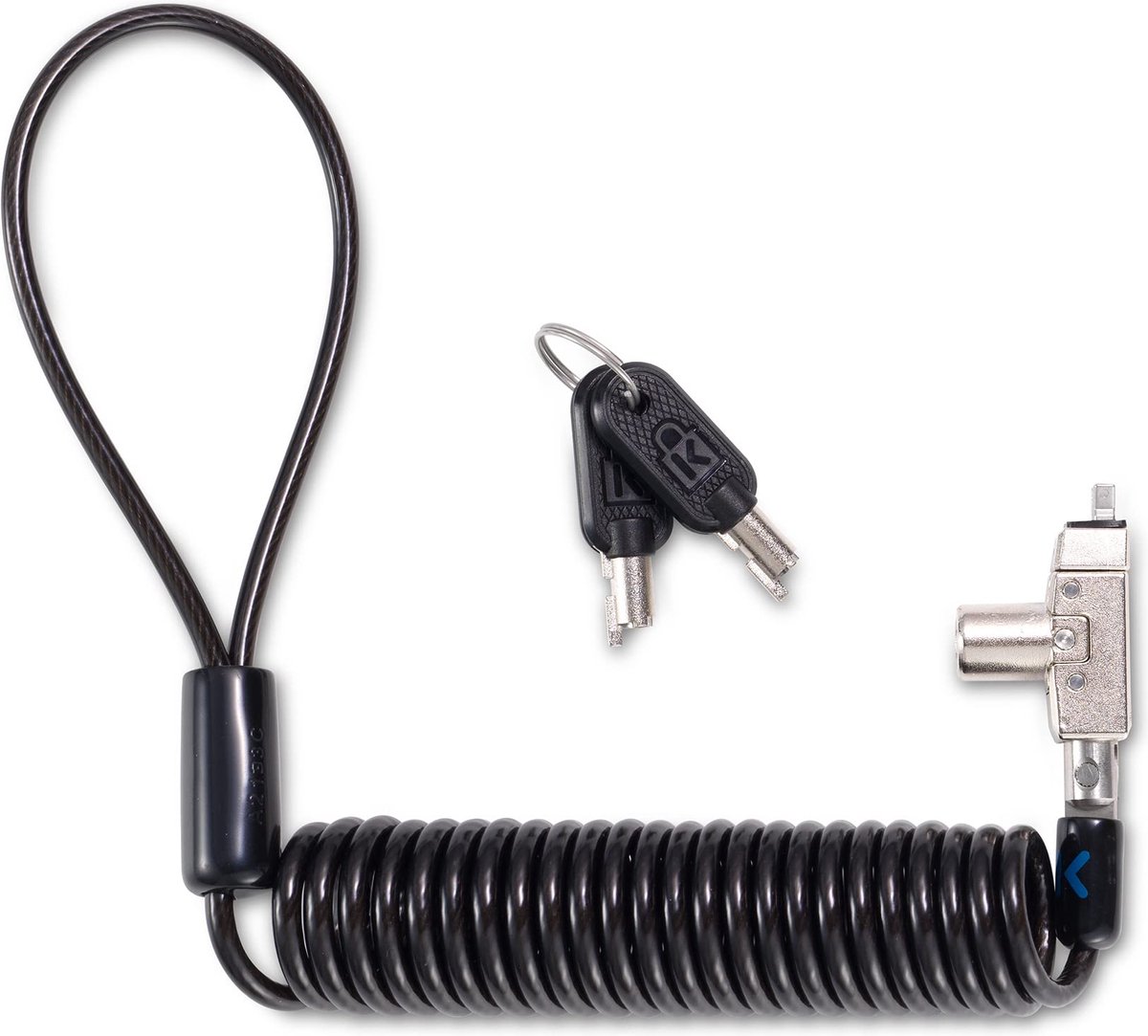 Kensington Slim N17 2.0 Portable Keyed Laptop Lock for Wedge Shaped Slots