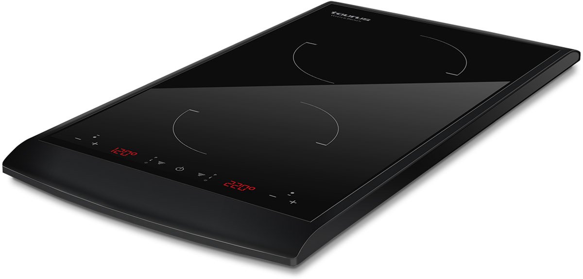 Taurus Darkfire Domino Black Countertop 31 cm Zone Induction Hob - 2 Zone(s)