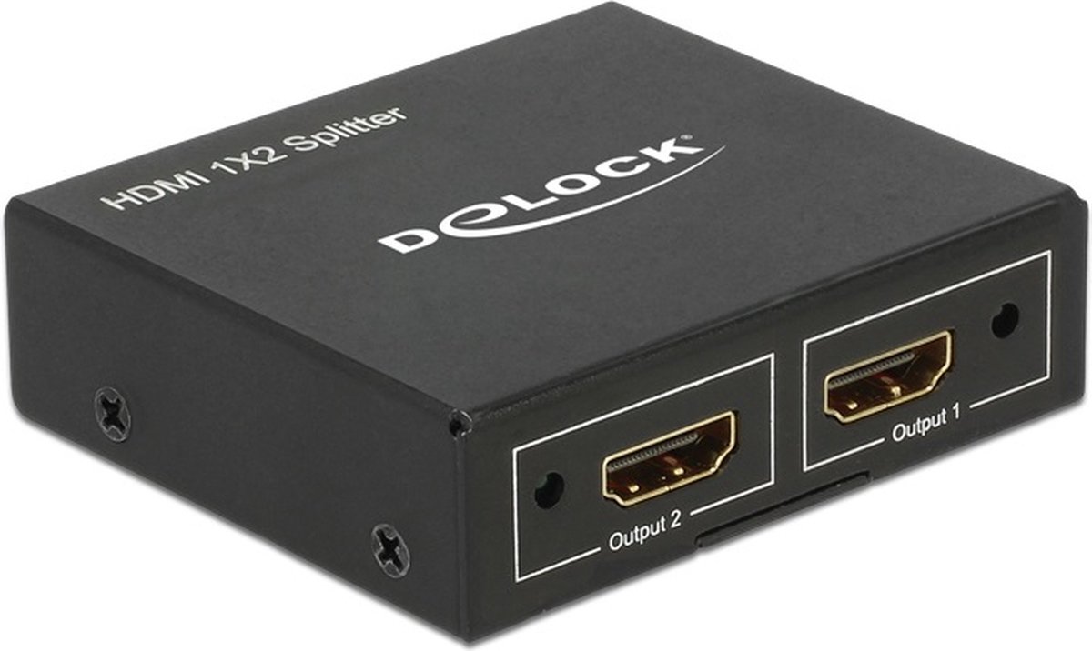 DeLOCK HDMI Splitter 1 x HDMI in > 2 x HDMI out 4K