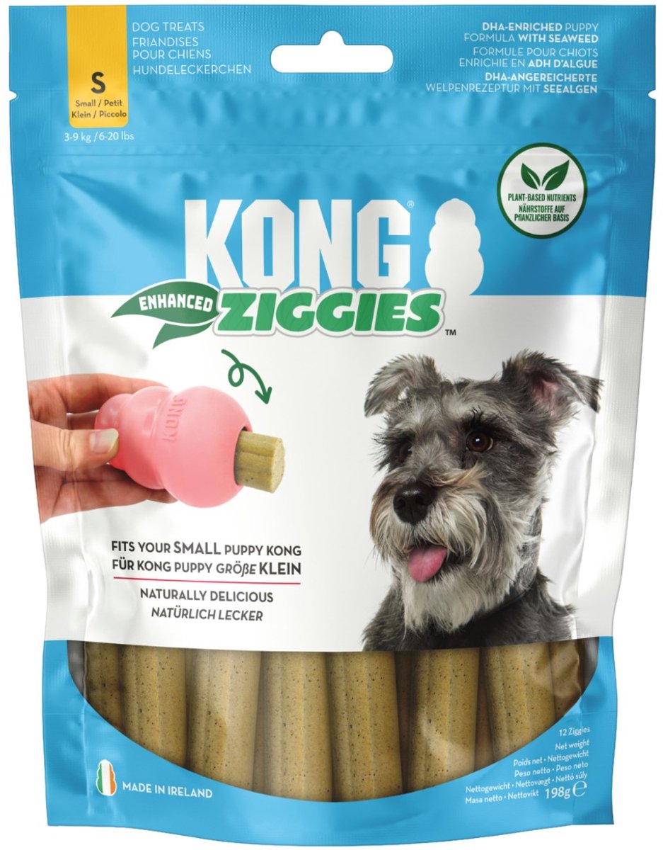 KONG kong ziggies enhanced hvalp s 198g