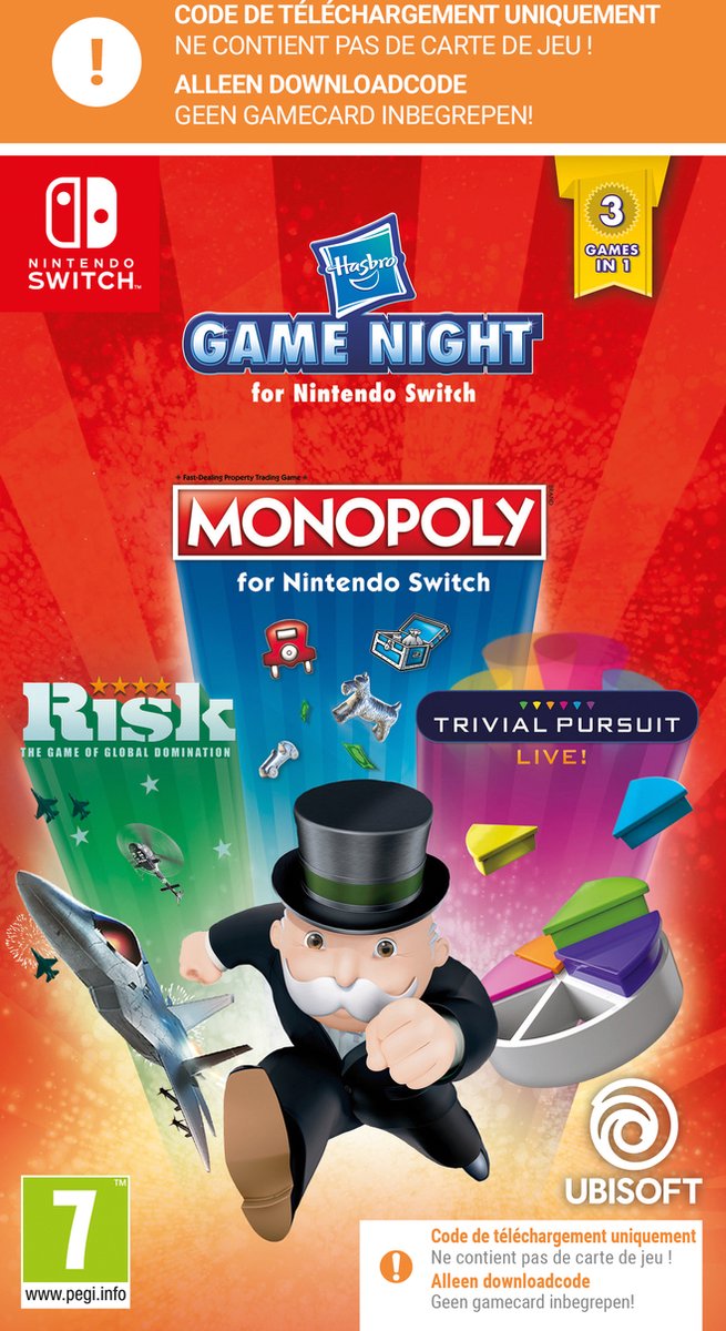Hasbro Game Night (Code in a Box) - Nintendo Switch - Entertainment