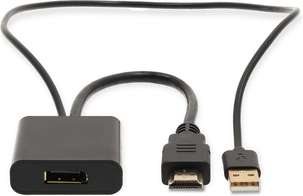 Nedis HDMI Adapter | HDMI Connector | DisplayPort Male / USB-A Male