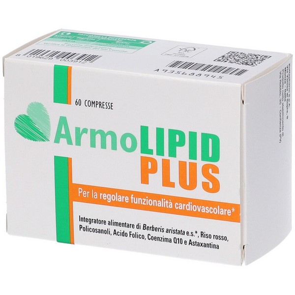 Armolipid Plus Integratore Alimentare Per Il Controllo Del Colestero 60 Compresse - Confezione Originale Italiana