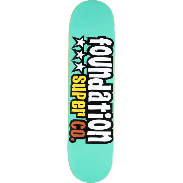 Planche De Skate Foundation Team (7.88" - 3 Star Teal)