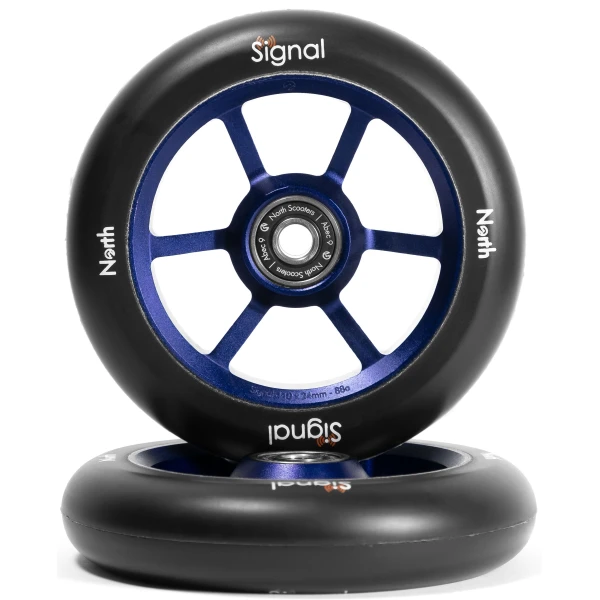 Ruedas Patinete North Signal 2 Piezas (110mm - Lila)