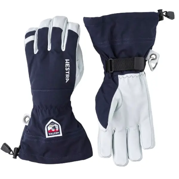 Handsker Hestra Army Leather Heli Ski (11 - Navy)