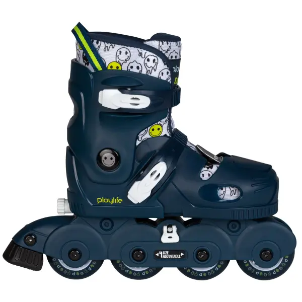 Kids Inline Skates Playlife Smile Adjustable (9C-12C)