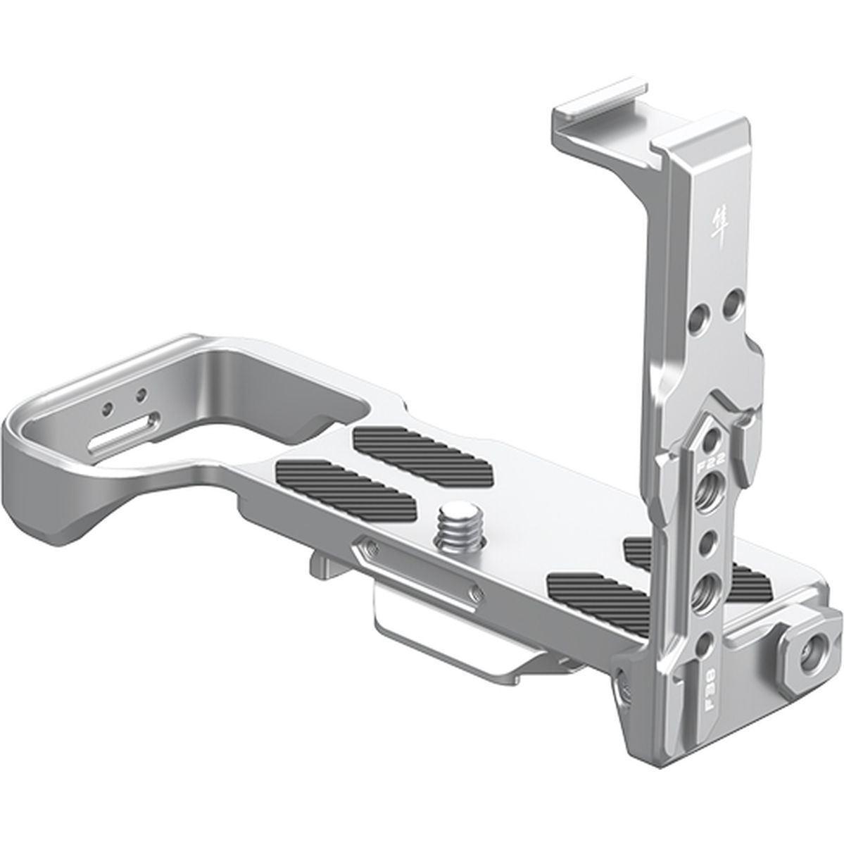 Falcam F22&F38&F50 - Quick Release Camera L-Bracket - Verticale en horizontale montage - Silk Silver (2e kans)