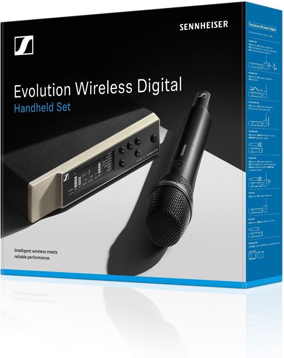 Sennheiser EW-D 835-S Set S1-7 Wireless Handheld Microphone System (606.2 - 662 MHz)