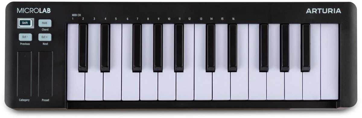 Arturia MicroLab MK3 Black Tastiera USB/MIDI