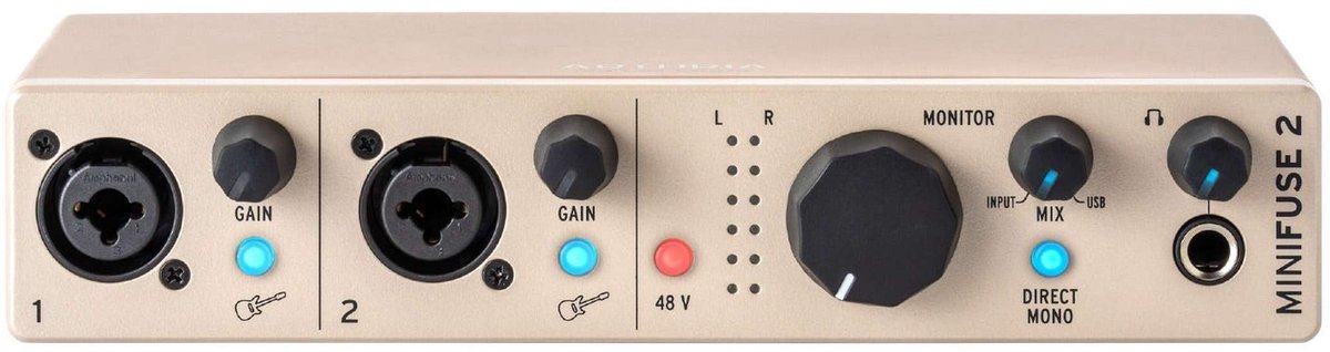 Arturia MiniFuse 2 Champagne interfaccia audio