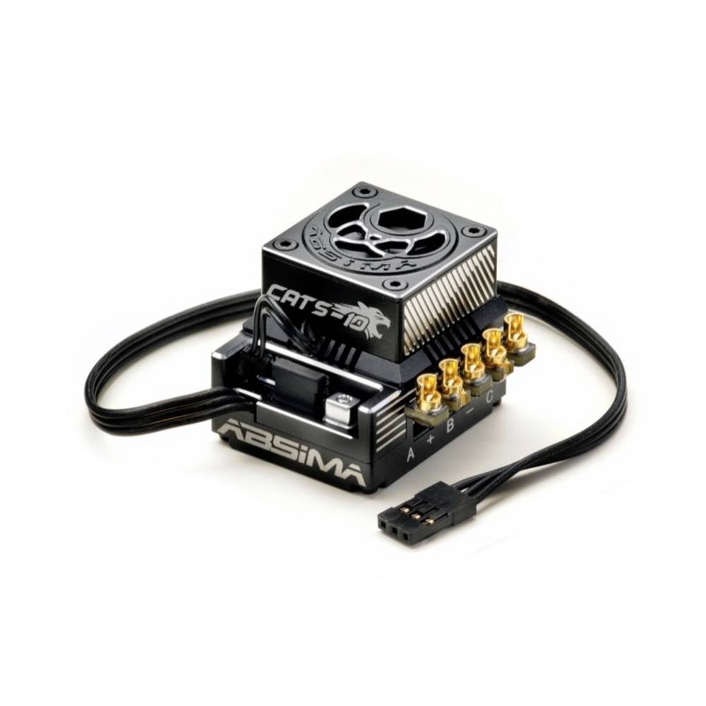 Absima 1:10 Brushless Premium ESC CATS-10V2 160A Regolatore di velocità per automodello Brushless