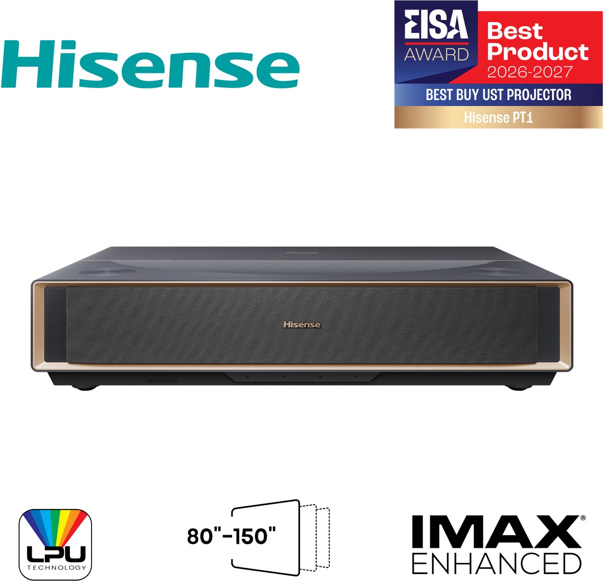Hisense Laser TV PT1 80-150 4K UHD Triplo PT1