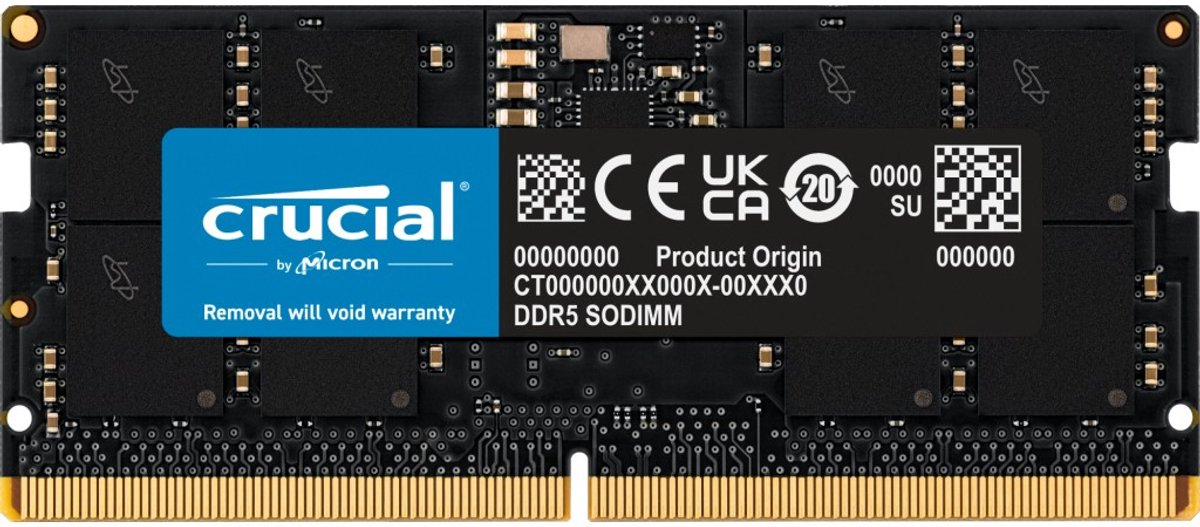 Crucial CT16G48C40S5 módulo de memoria 16 GB 1 x 16 GB DDR5 4800 MHz