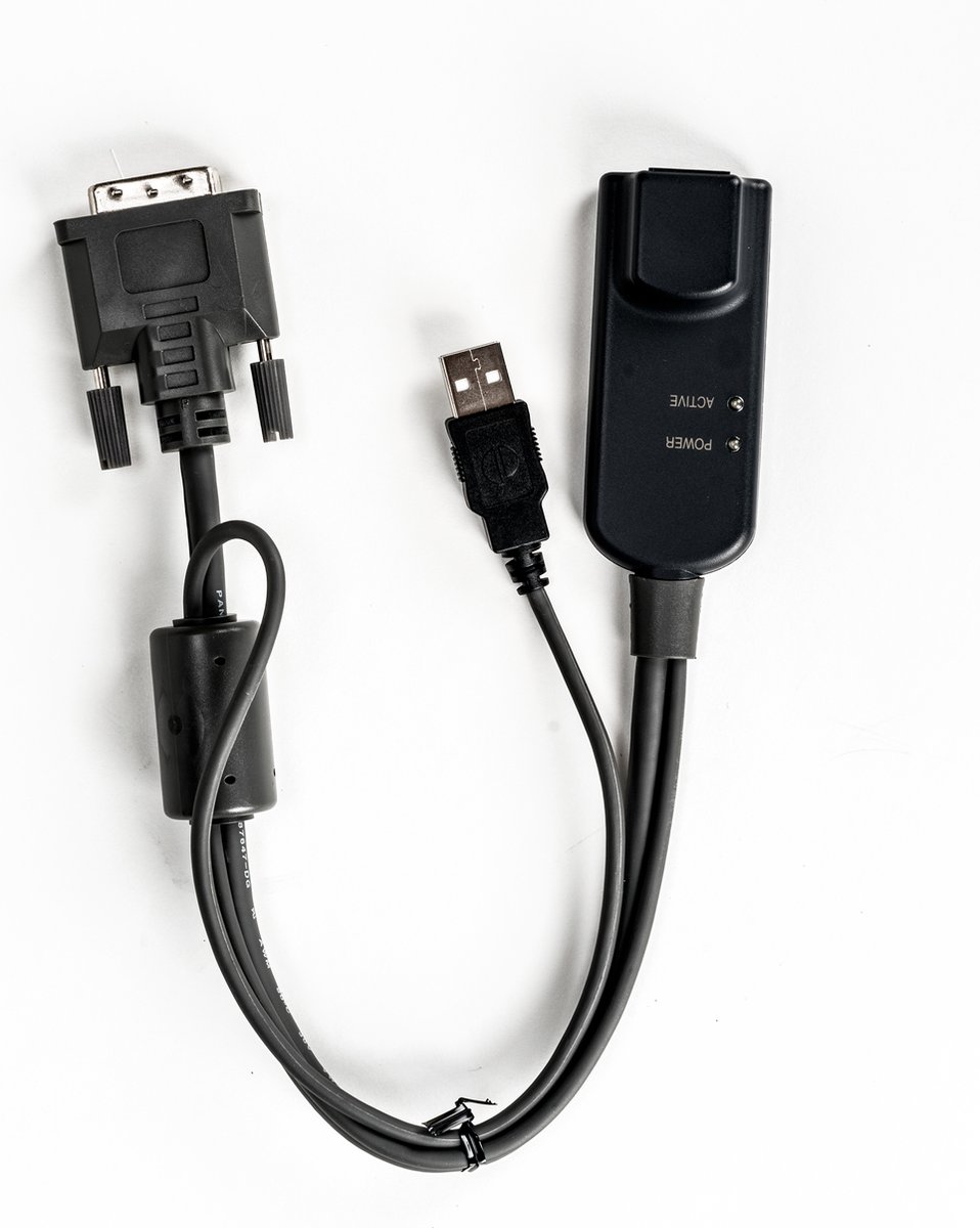 Vertiv Avocent MPUIQ-VMCDV KVM Interface Adapter DVI. USB 2.0 Black