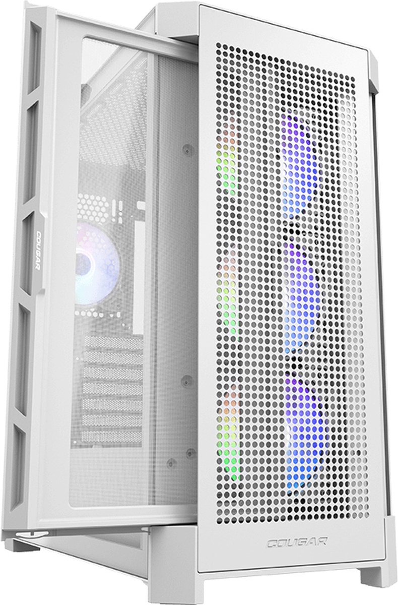 COUGAR Midi Tower Case Duoface Pro ARGB. White