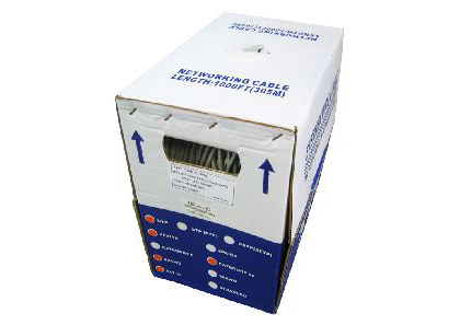 Cables Direct Cat5e. 305 m networking cable Grey U/UTP (UTP)