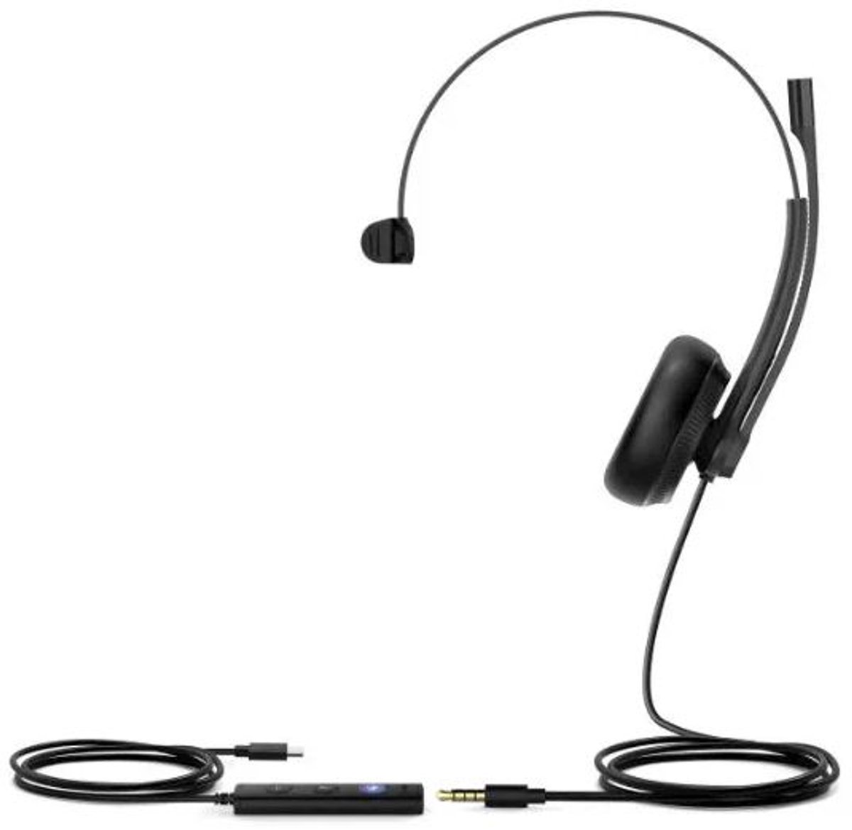 Yealink UH34 SE Mono Headset Wired Head-band Office/Call center Black