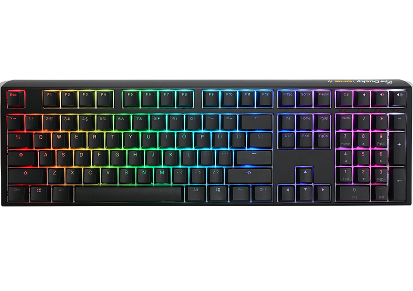 Ducky One3 Classic Full keyboard Gaming USB UK English Black. White