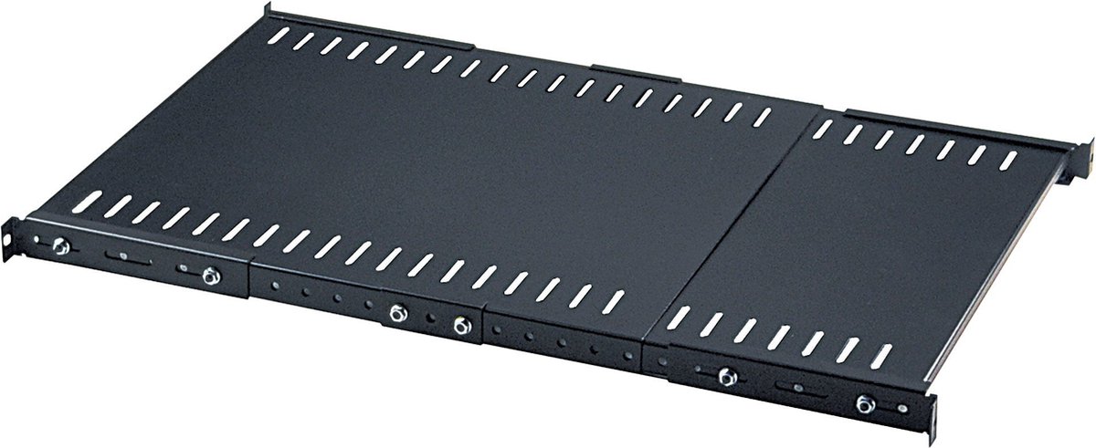 Intellinet 19" Fixed Extending Shelf. 1U Extending Fixed Shelf. 5