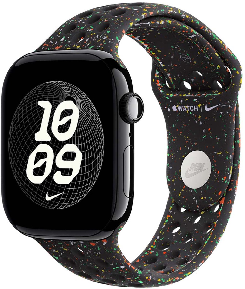 Apple MGAF4ZM/A smart wearable accessory Band Black Aluminium. Fluoroe