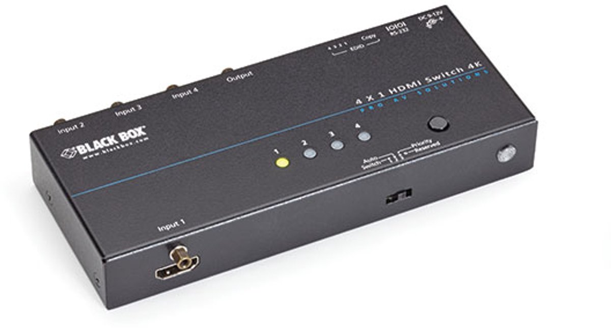 Black Box 4K HDMI Switch - 2 x 1