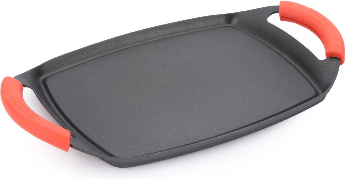 ALZA ROUGE Plancha aus gegossenem Aluminium 37x25 cm.