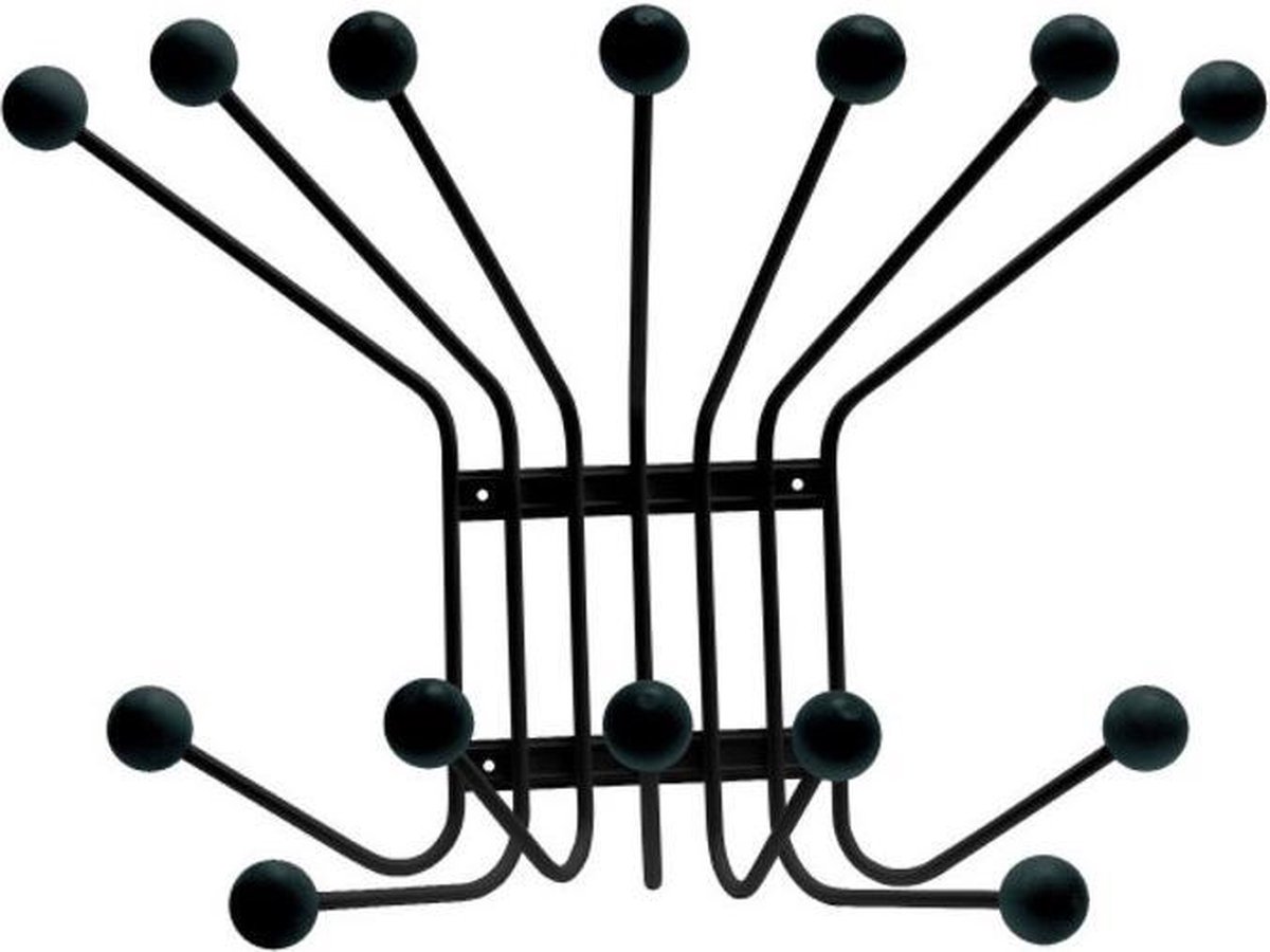 Maze Perchero de pared Bill L negro