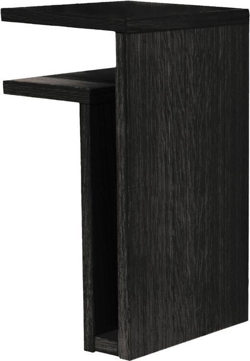 Maze Estantería de pared F-shelf, negro estante a la izquierda