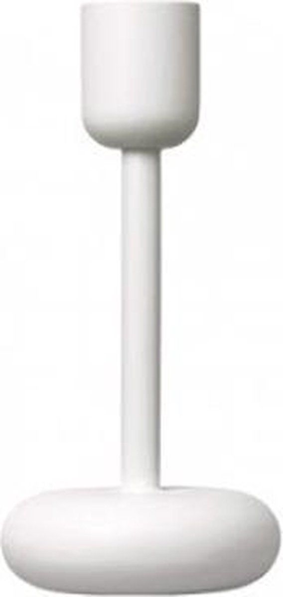 Iittala Candelabro Nappula, blanco grande 183 mm