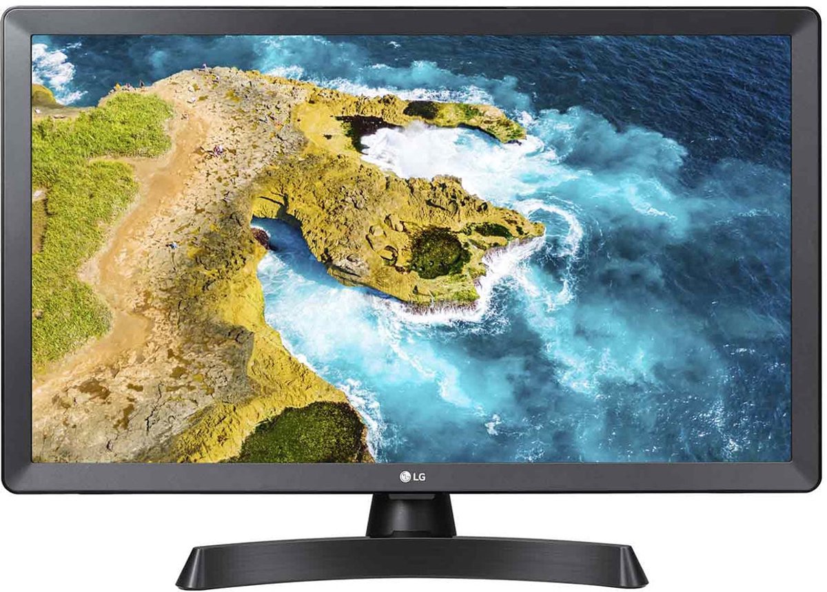 Televisor 23.6" LG HD 24TQ510S-PZ | Smart TV | Wifi | Negro, Gris